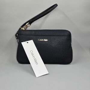 Calvin Klein Black Wristlet Clutch